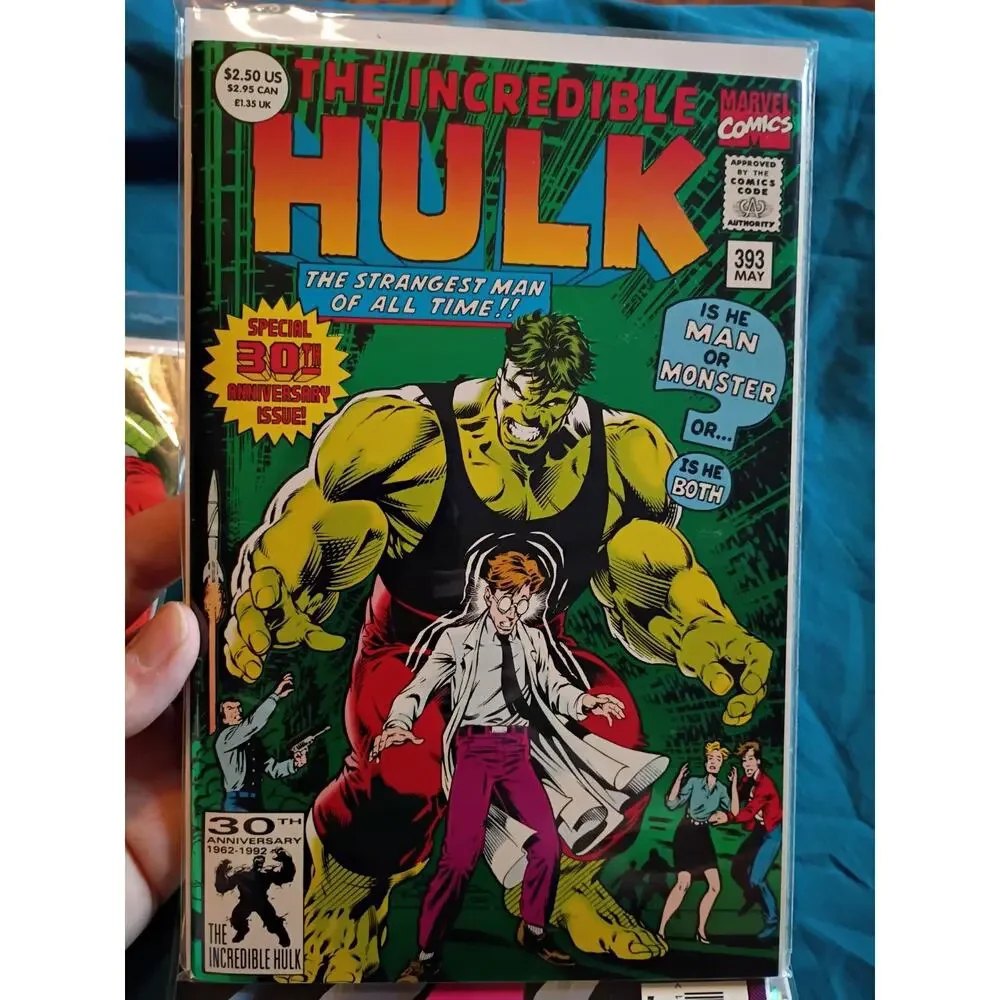 Incredible Hulk Lot Of 4 Vf/NM #425 Marvel Comics #378,393,400,425 Mini Keys